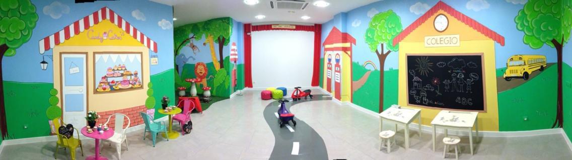 murales infantiles para niños en salas de ocio infantil