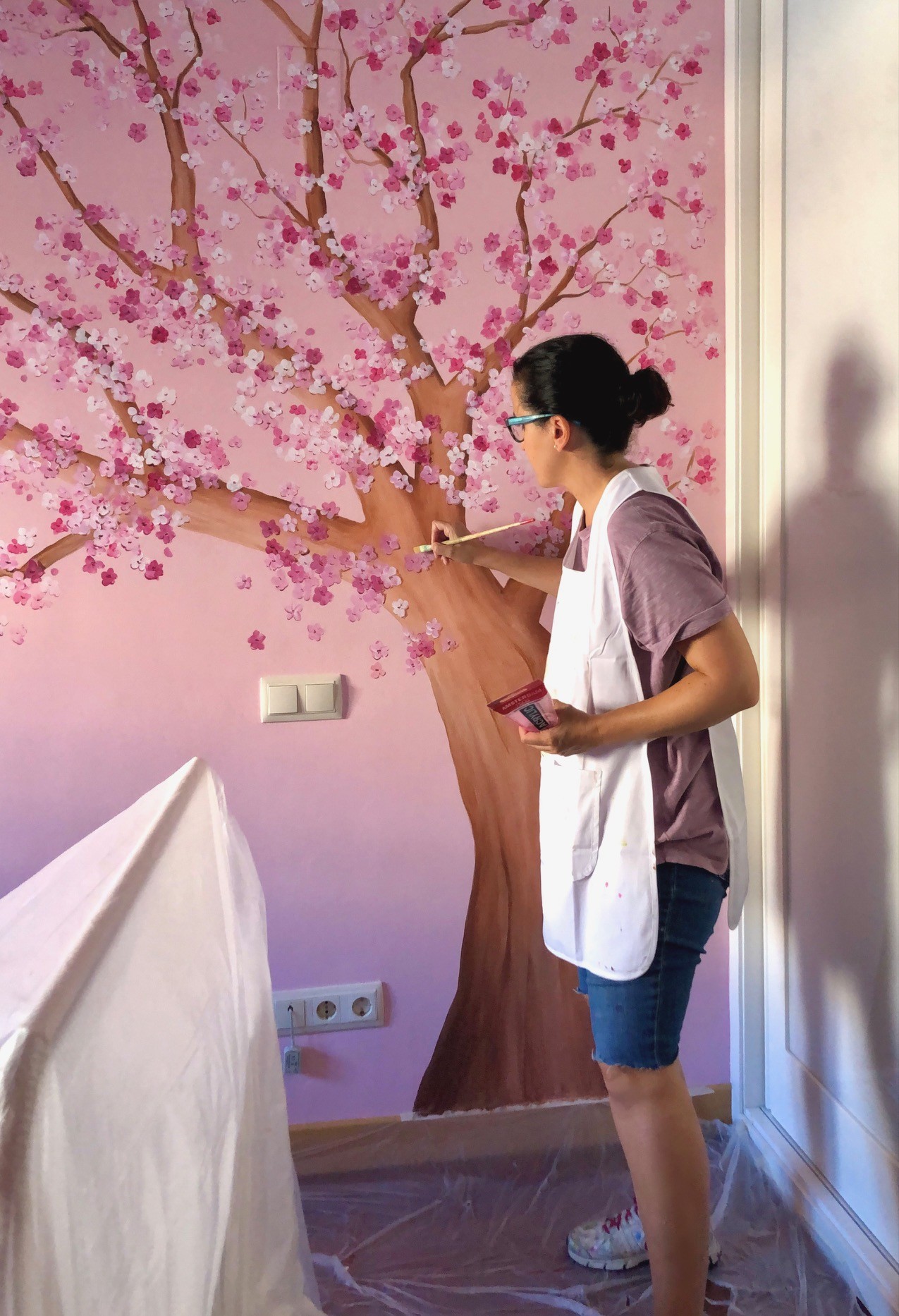 murales infantiles de arboles